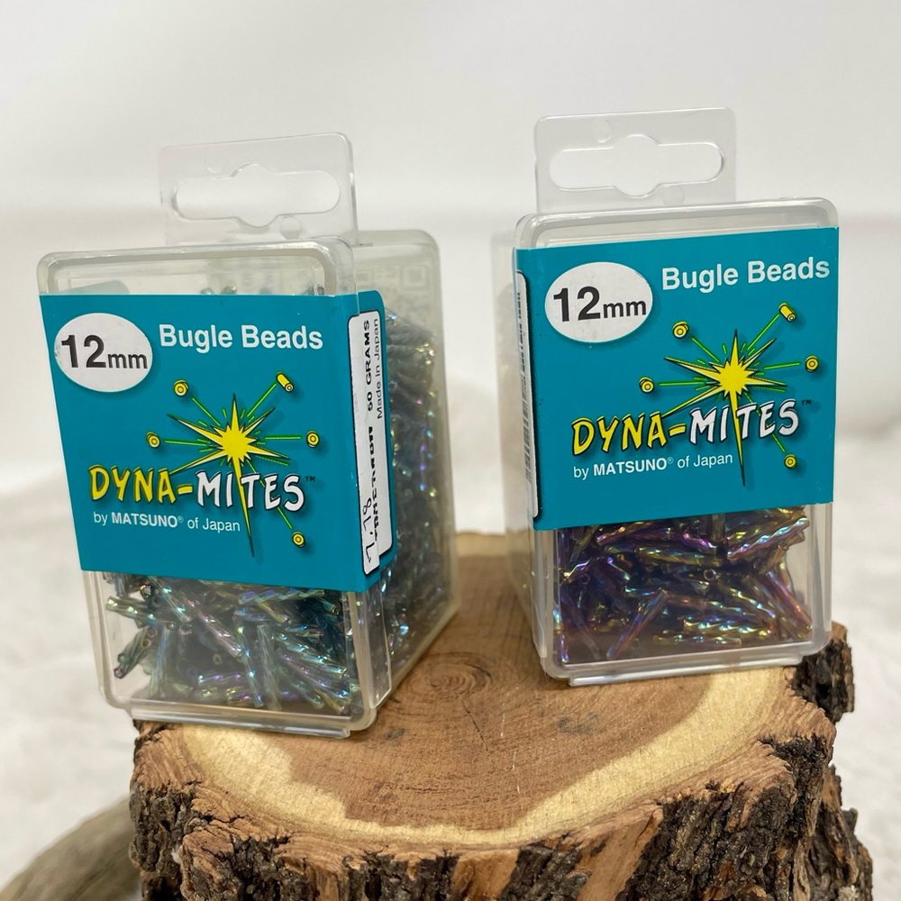 Bugle Seed Beads 12mm NWT